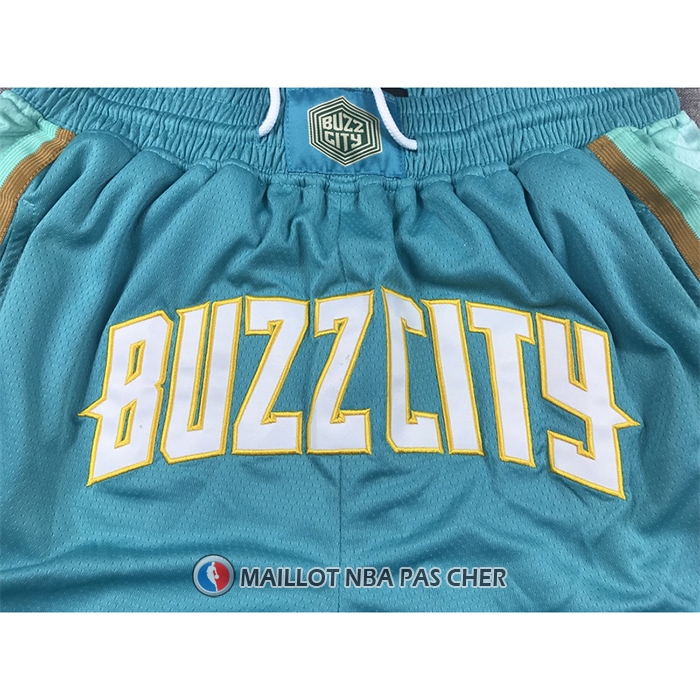 Short Charlotte Hornets Ville Just Don 2023-24 Vert